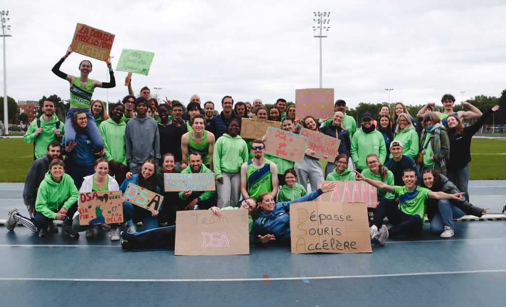 Athlètes du Douai-Sin Athlétisme en compétition (interclubs)