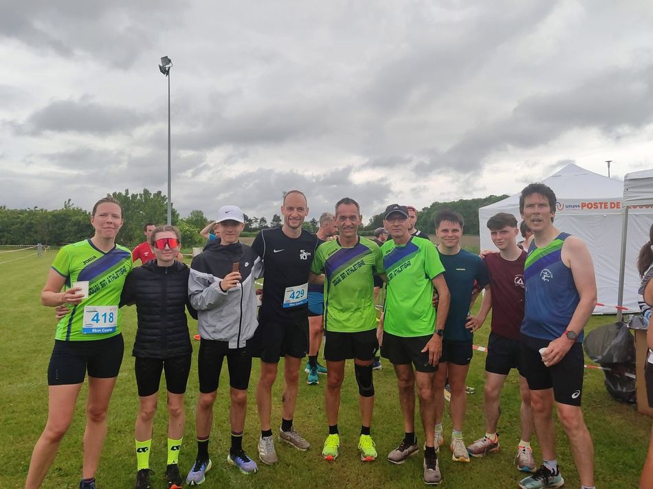 Le groupe demi-fond du DSA lors de la Course des 3 Rives 2026